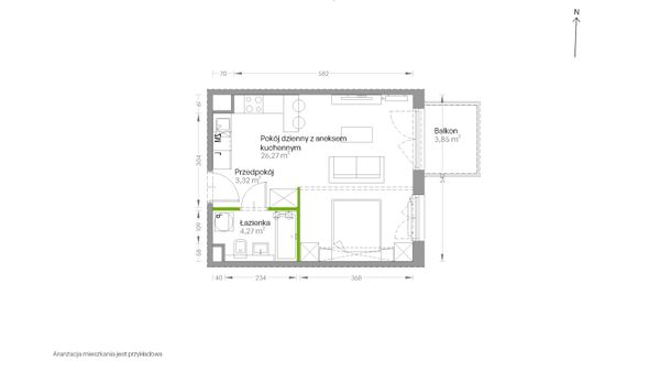 Rzut Centralna Vita - D.282