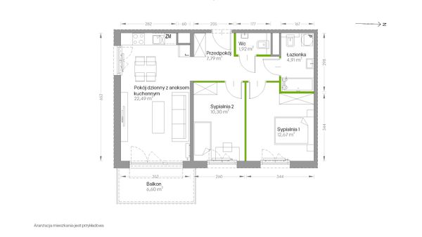 Rzut Centralna Vita - D.191