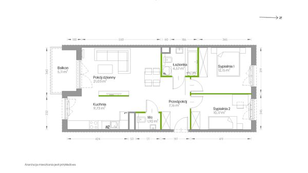 Rzut Centralna Vita - D.200