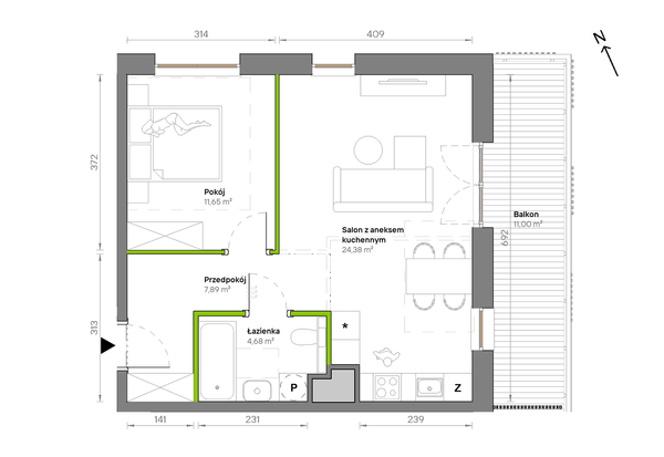 Rzut Żywiecka Vita - B.1.2