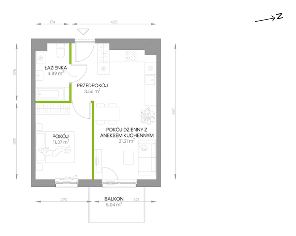Rzut Południe Vita - B3.03.39