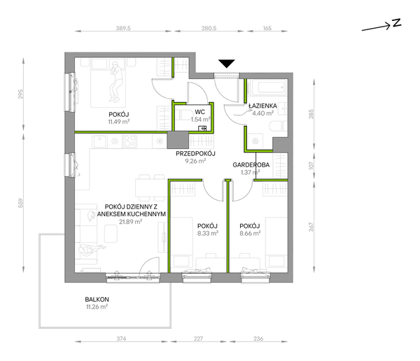 Rzut Południe Vita - B6.02.36
