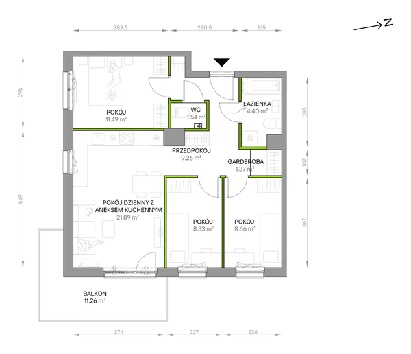Rzut Południe Vita - B6.03.49