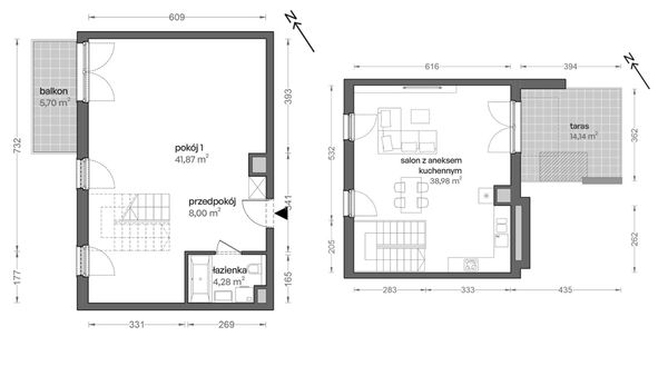 Rzut Ceglana Park - B2/B/26