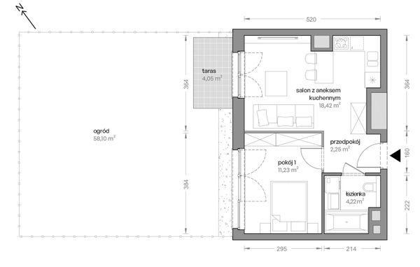 Rzut Ceglana Park - B6/A/02