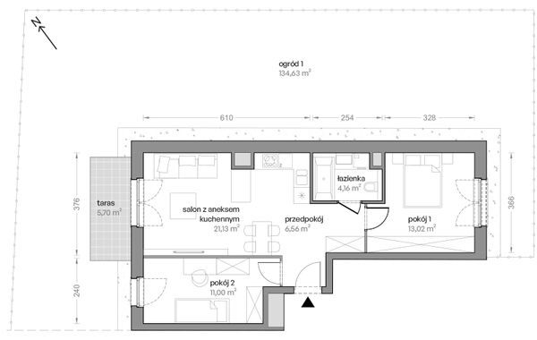 Rzut Ceglana Park - B6/B/03