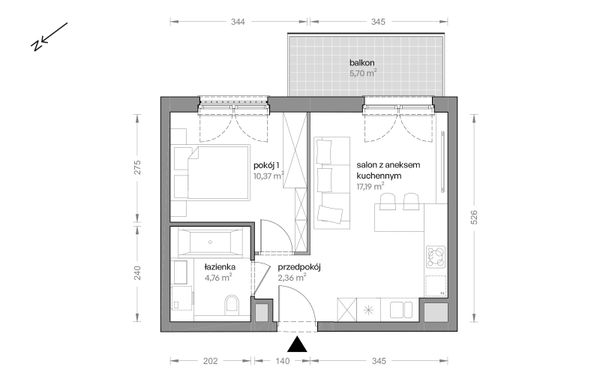 Rzut Ceglana Park - B6/B/15