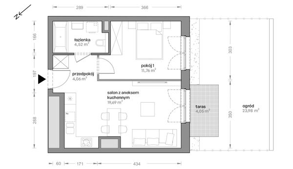 Rzut Ceglana Park - B4/A/03