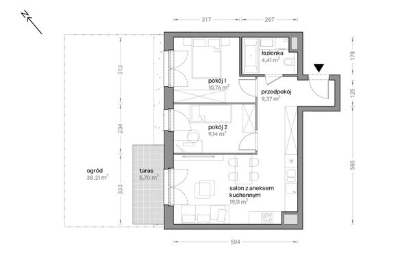 Rzut Ceglana Park - B4/B/03