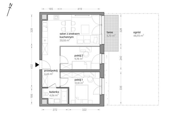 Rzut Ceglana Park - B5/A/02