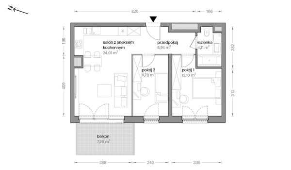 Rzut Ceglana Park - B5/A/21