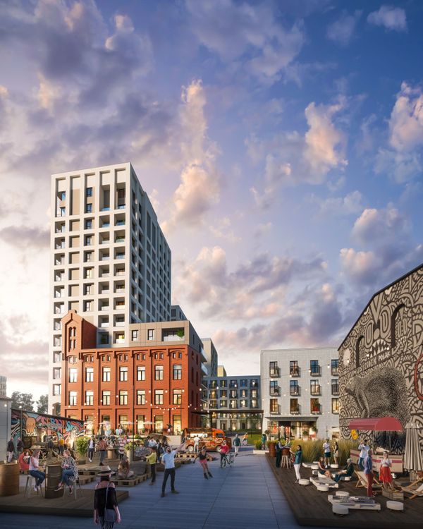 Rzut Strefa Progress - Mieszkanie na sprzedaż, Łódź, Śródmieście, 540444  PLN