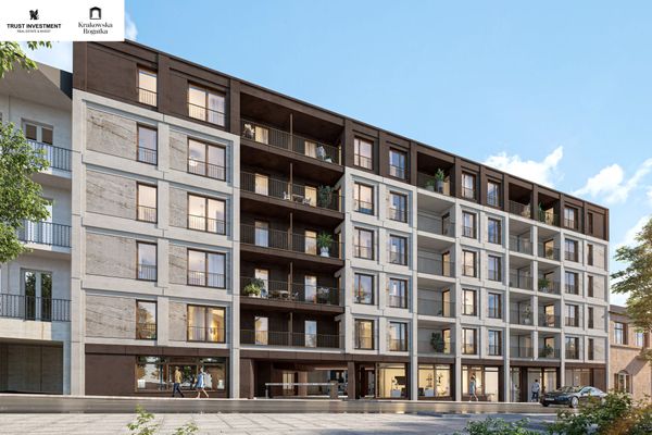 Rzut Krakowska Rogatka - Mieszkanie na sprzedaż, Kielce, Centrum, 405475  PLN