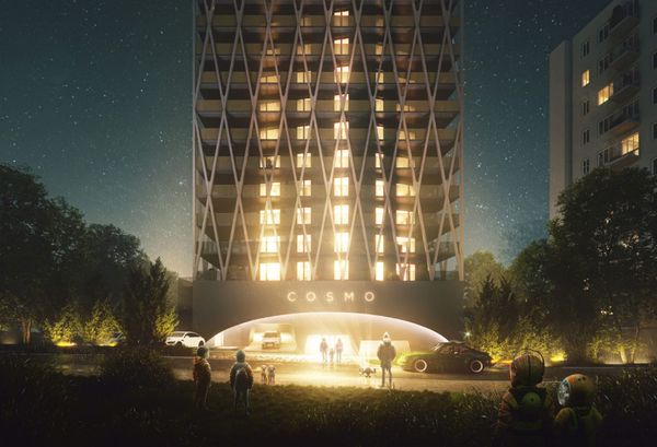 Rzut Cosmo - Mieszkanie na sprzedaż, Chorzów, Centrum, 448000  PLN