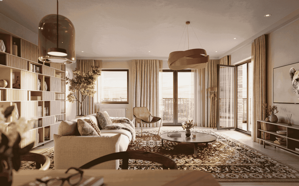 Rzut Nowe Promenady - Mieszkanie na sprzedaż, Wrocław, Psie Pole, 848180  PLN