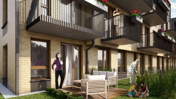 Rzut Bogatyńska Apartamenty - Mieszkanie na sprzedaż, Wrocław, Fabryczna, 636900  PLN