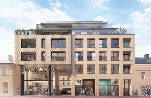 Rzut Dworcowa 28 - Mieszkanie na sprzedaż, Bydgoszcz, Bocianowo-Śródmieście-Stare Miasto, 690079  PLN