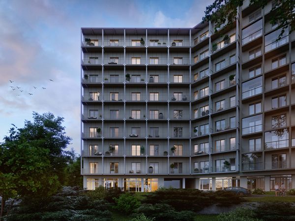 Rzut Ogrody Grabiszyńskie II - Mieszkanie na sprzedaż, Wrocław, Fabryczna, 830200  PLN