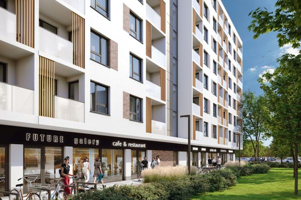 Rzut Hubska 100 - Mieszkanie na sprzedaż, Wrocław, Krzyki, 696150  PLN