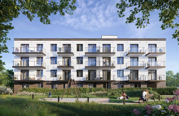 Rzut Zielony Trakt - Mieszkanie na sprzedaż, Warszawa, Wawer, 614185  PLN