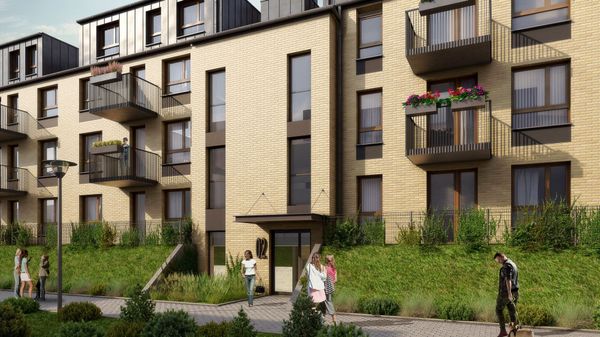 Rzut Bogatyńska Apartamenty - Mieszkanie na sprzedaż, Wrocław, Fabryczna, 632900  PLN