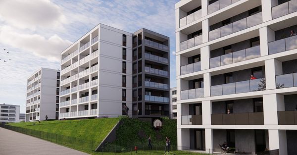 Rzut Słomczyńskiego Widoki - Mieszkanie na sprzedaż, Kraków, Prądnik Biały, 678392  PLN