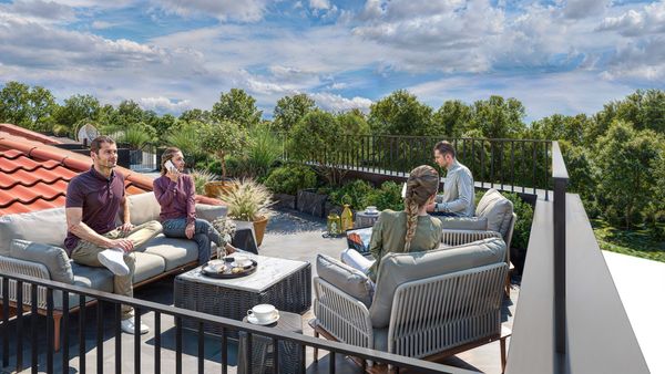 Rzut Krzesławickie Tarasy - Mieszkanie na sprzedaż, Kraków, Wzgórza Krzesławickie, 714896  PLN