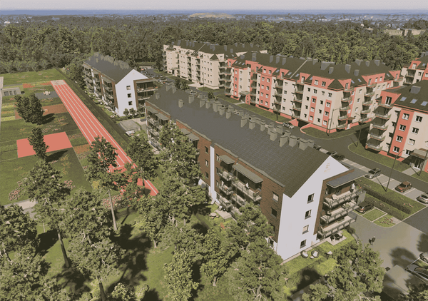 Rzut EcoVista Stabłowice - Mieszkanie na sprzedaż, Wrocław, Fabryczna, 659680  PLN