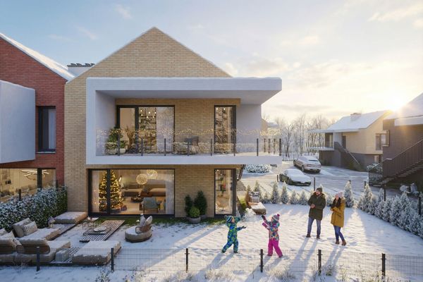 Rzut River Park - Mieszkanie na sprzedaż, Kraków, Bronowice