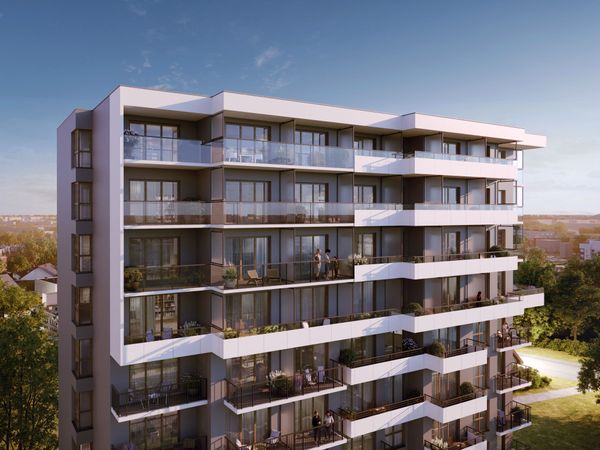 Rzut Osiedle przy Malborskiej - Mieszkanie na sprzedaż, Kraków, Podgórze Duchackie, 784733  PLN