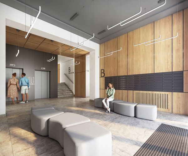 Rzut Atrium - Mieszkanie na sprzedaż, Łódź, Polesie