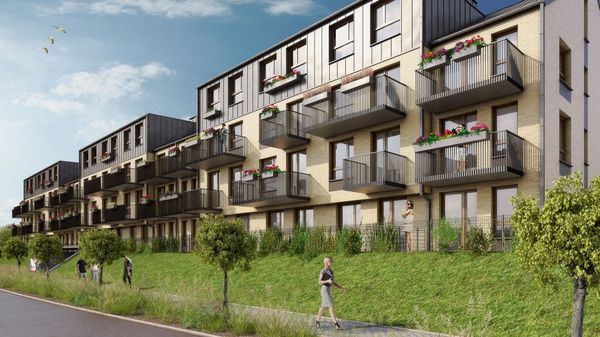 Rzut Bogatyńska Apartamenty - Mieszkanie na sprzedaż, Wrocław, Fabryczna, 632900  PLN