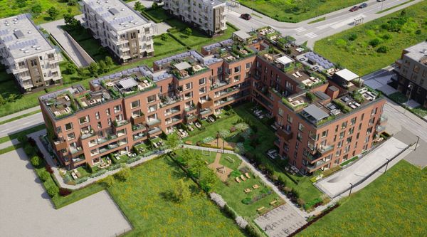 Rzut QUADRA - Mieszkanie na sprzedaż, Kraków, Prądnik Biały, 791544  PLN