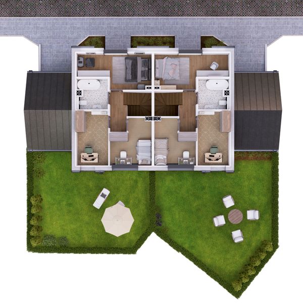 Rzut Sosnova - Dom na sprzedaż, Gdynia, Chwarzno-Wiczlino, 898000  PLN