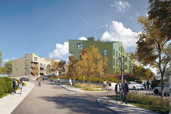 Rzut Sarnie Osiedle - Mieszkanie na sprzedaż, Bielsko-Biała, Os. Sarni Stok