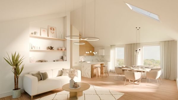 Rzut Nowa Pólnica - Mieszkanie na sprzedaż, Gdańsk, Jasień, 889090  PLN