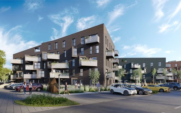 Rzut Osiedle Hierowskiego - Mieszkanie na sprzedaż, Katowice, Kostuchna, 444975  PLN