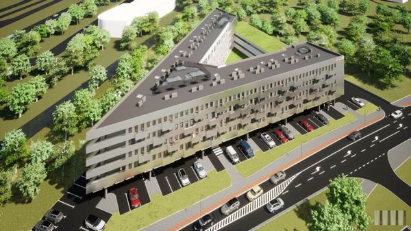 Rzut Apartamentowiec Zwycięska 3 - Mieszkanie na sprzedaż, Wrocław, Krzyki, 434500  PLN