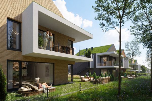 Rzut River Park - Mieszkanie na sprzedaż, Kraków, Bronowice