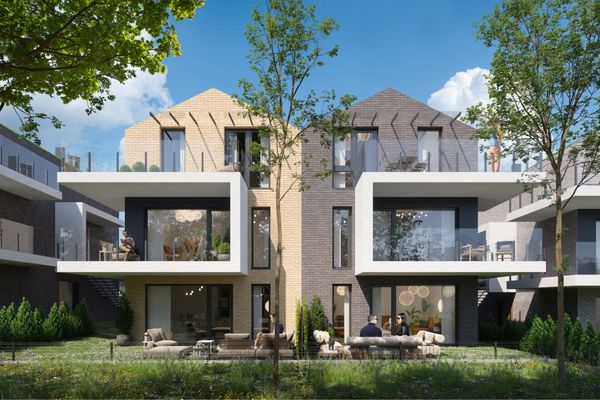 Rzut River Park - Mieszkanie na sprzedaż, Kraków, Bronowice