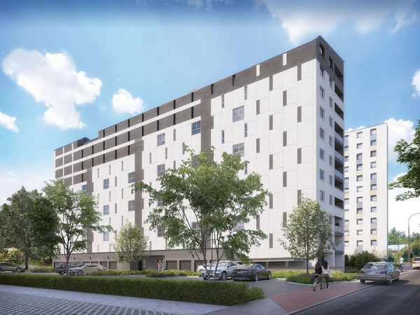 Rzut Start City etap IV - Mieszkanie na sprzedaż, Kraków, Bieżanów-Prokocim, 850124  PLN