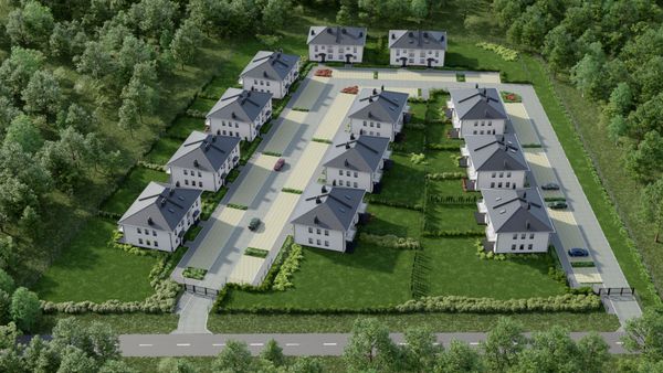 Rzut Ogrody Bysławska - Mieszkanie na sprzedaż, Warszawa, Wawer, 1020000  PLN