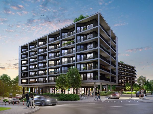 Rzut Osiedle przy Wielickiej - Mieszkanie na sprzedaż, Kraków, Bieżanów-Prokocim, 802364  PLN