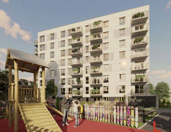 Rzut Mista Kraków - Mieszkanie na sprzedaż, Kraków, Mistrzejowice, 839124  PLN