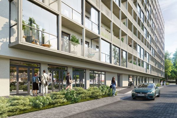 Rzut Ogrody Grabiszyńskie II - Mieszkanie na sprzedaż, Wrocław, Fabryczna, 446100  PLN