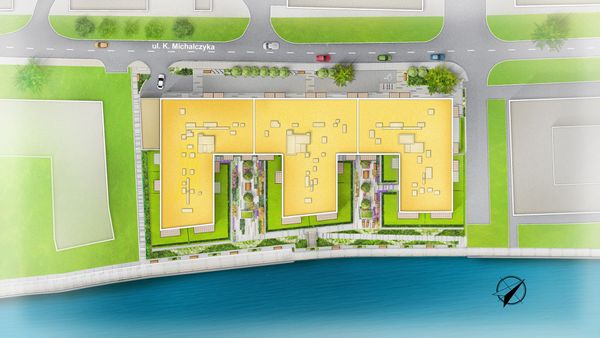 Rzut Apartamenty Nad Rzeką - Mieszkanie na sprzedaż, Wrocław, Stare Miasto, 1147800  PLN