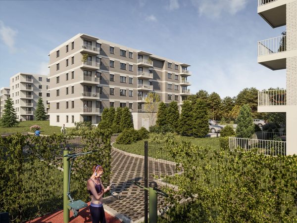 Rzut Apartamenty Krakowska - Mieszkanie na sprzedaż, Wrocław, Krzyki