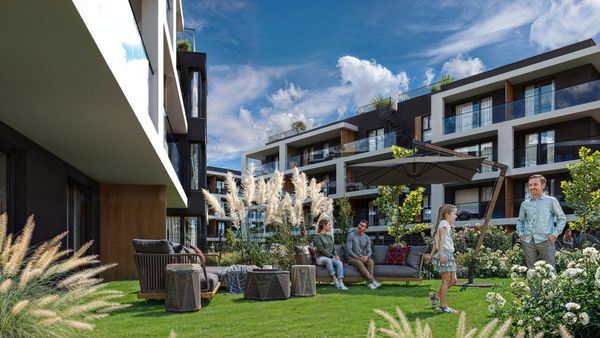 Rzut Krzesławickie Tarasy - Mieszkanie na sprzedaż, Kraków, Wzgórza Krzesławickie, 423685  PLN