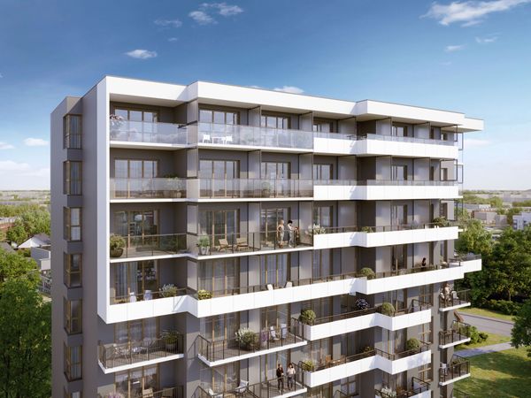 Rzut Osiedle przy Malborskiej - Mieszkanie na sprzedaż, Kraków, Podgórze Duchackie, 705301  PLN