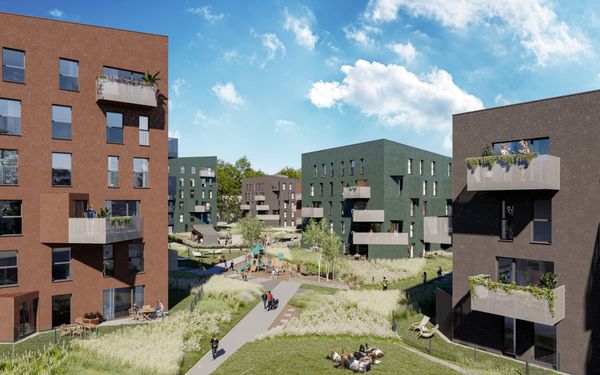 Rzut Osiedle Hierowskiego - Mieszkanie na sprzedaż, Katowice, Kostuchna, 566282  PLN